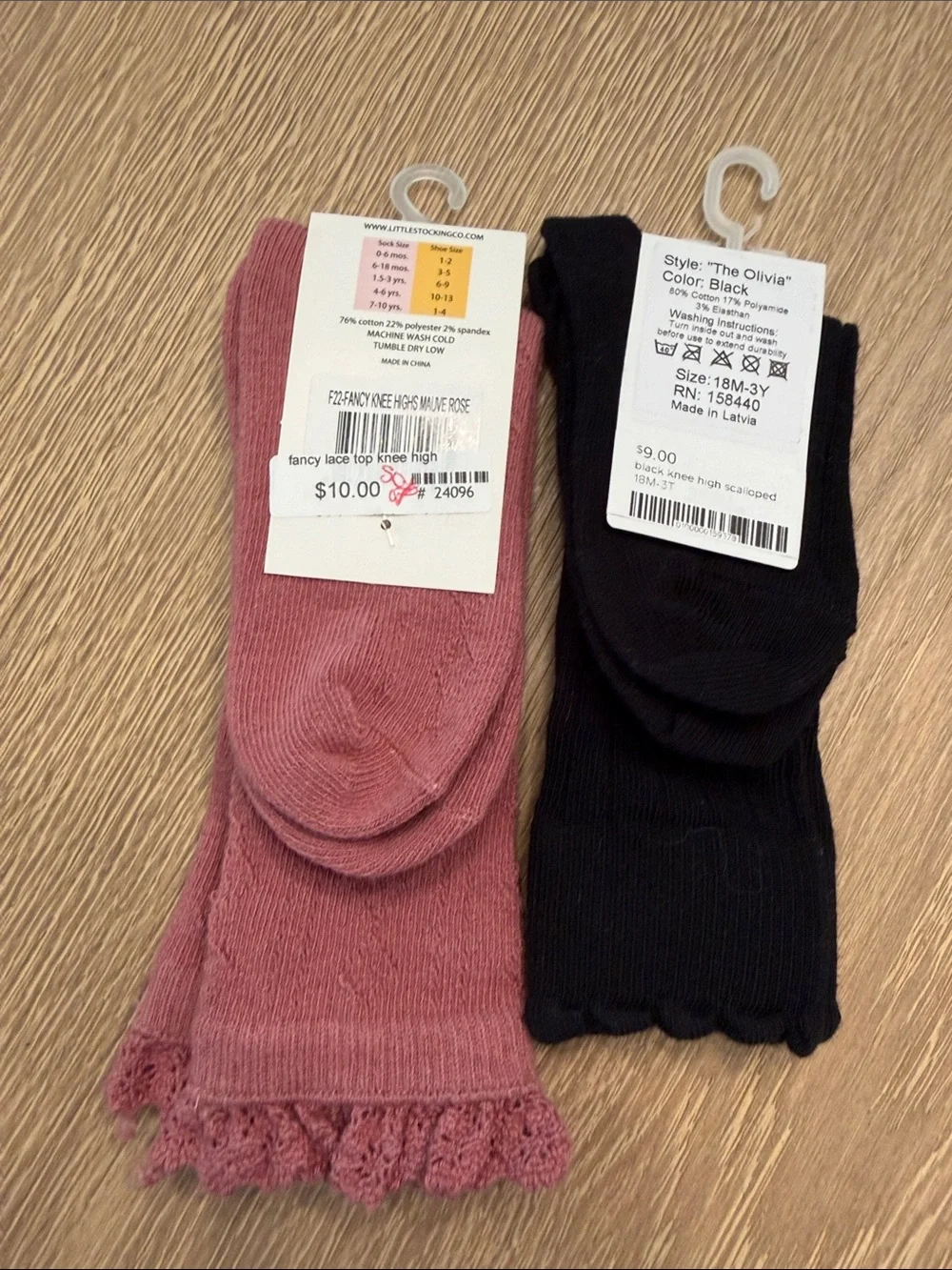 NWT Toddler Knee High Socks